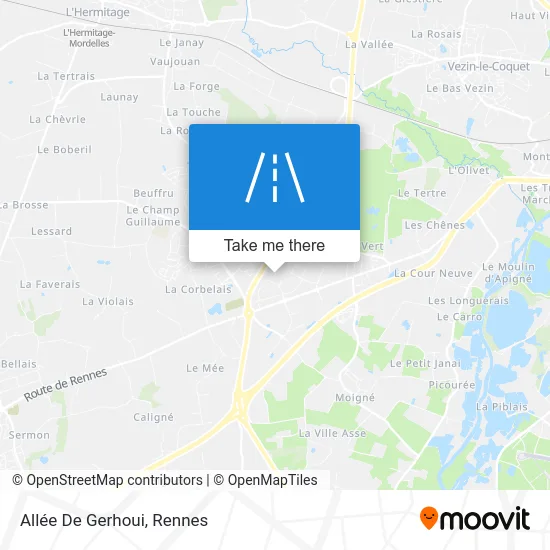 Allée De Gerhoui map