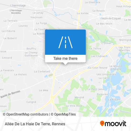 Allée De La Haie De Terre map