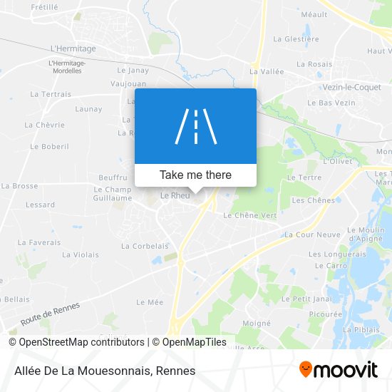 Allée De La Mouesonnais map