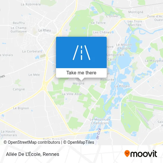 Allée De L'École map