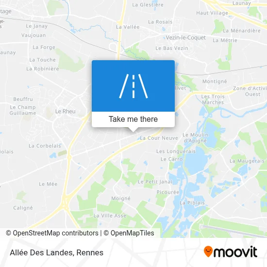 Allée Des Landes map