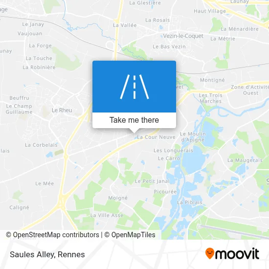 Allée Des Saules map