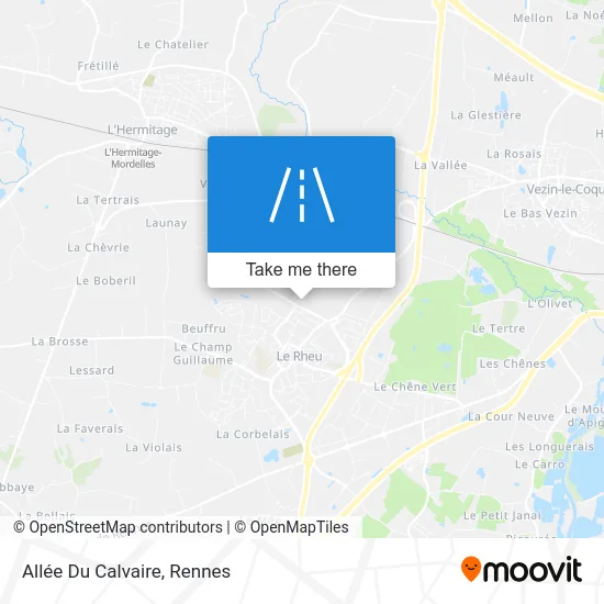 Allée Du Calvaire map