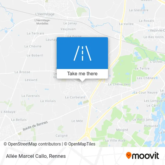 Allée Marcel Callo map