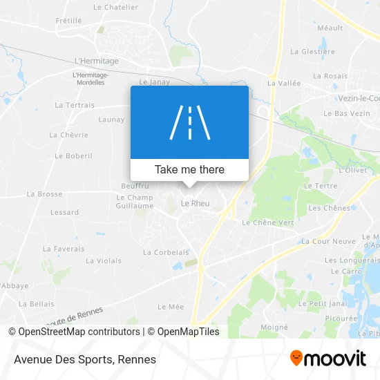 Avenue Des Sports map