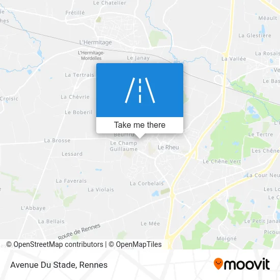 Avenue Du Stade map