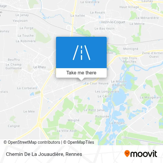 Chemin De La Jouaudière map