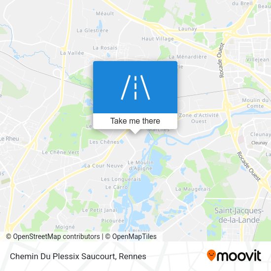 Chemin Du Plessix Saucourt map
