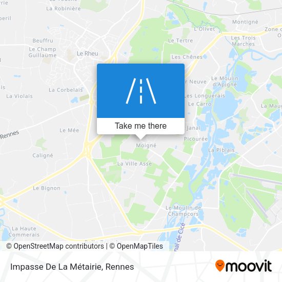 Impasse De La Métairie map