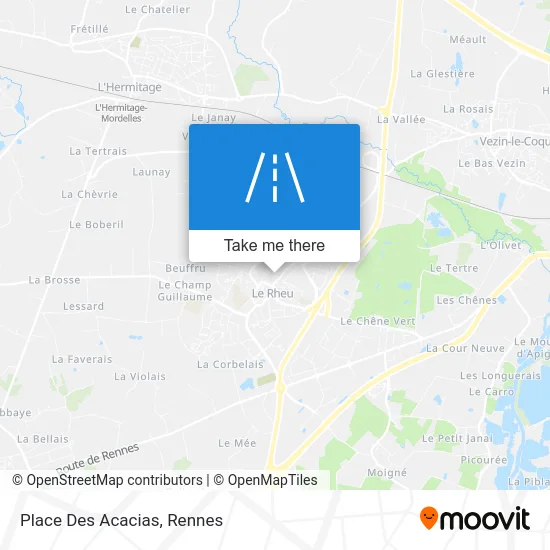 Place Des Acacias map