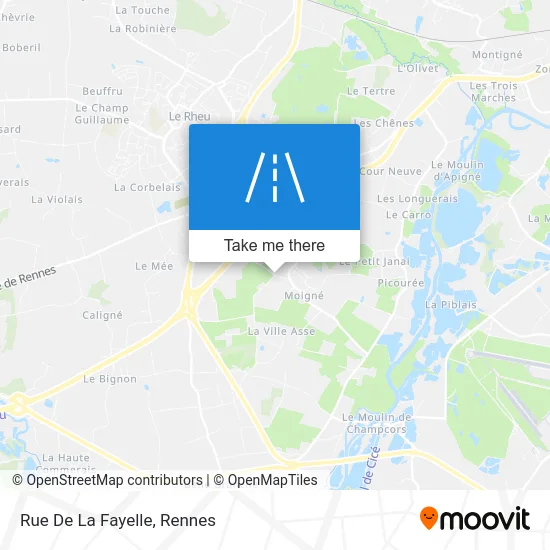 Rue De La Fayelle map