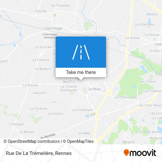 Rue De La Trémelière map