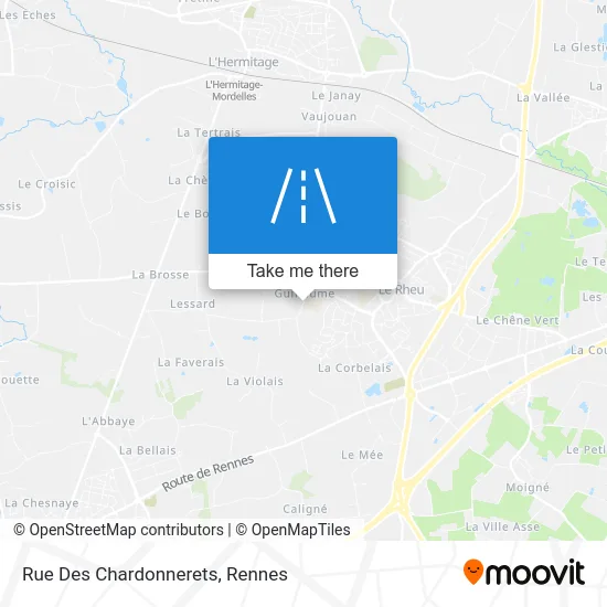 Rue Des Chardonnerets map