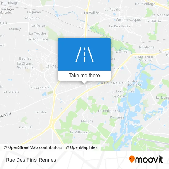 Rue Des Pins map