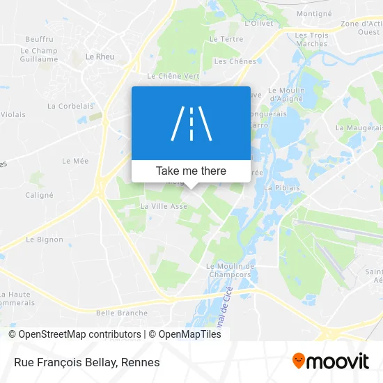 Rue François Bellay map