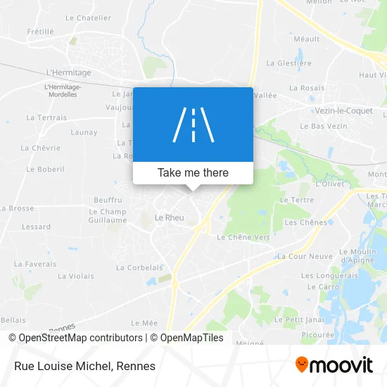 Rue Louise Michel map
