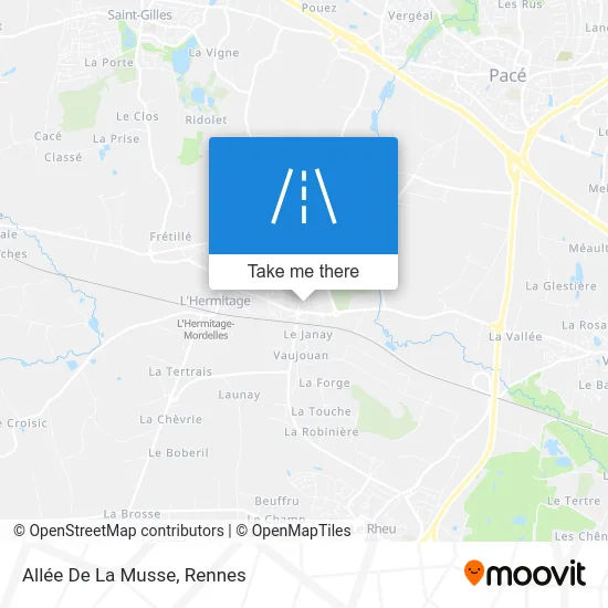 Allée De La Musse map