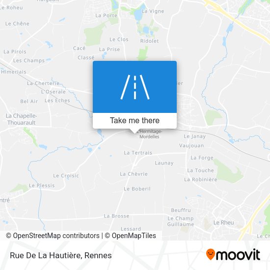 Rue De La Hautière map