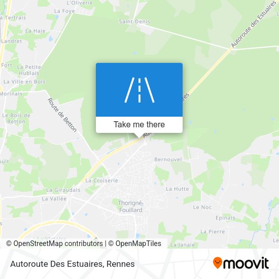 Autoroute Des Estuaires map