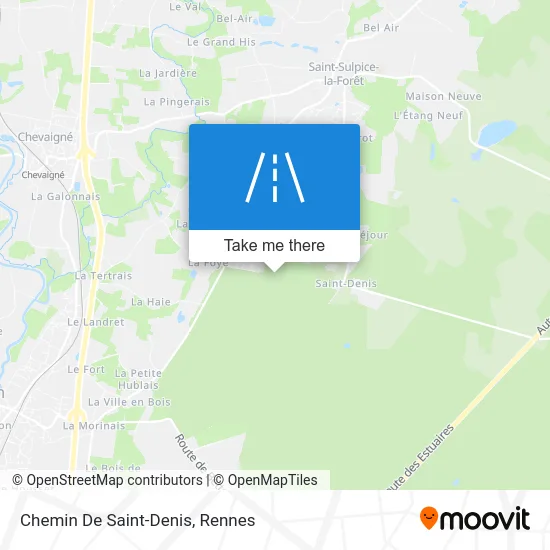 Chemin De Saint-Denis map