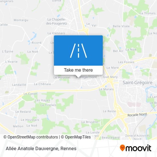 Allée Anatole Dauvergne map