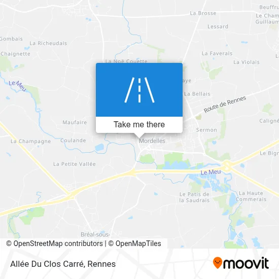 Allée Du Clos Carré map