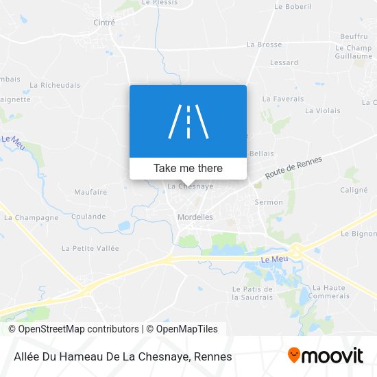 Allée Du Hameau De La Chesnaye map