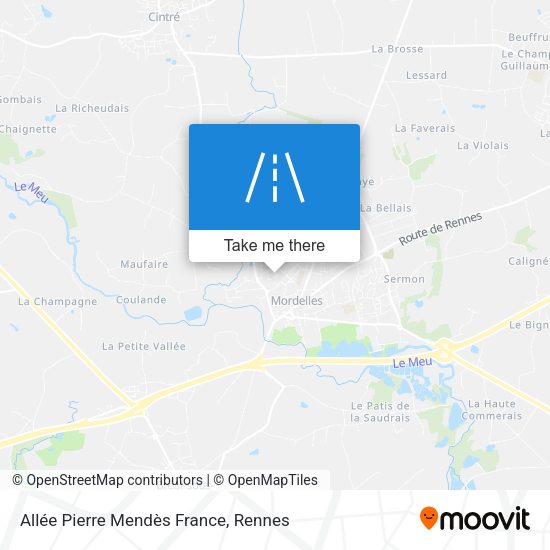 Allée Pierre Mendès France map