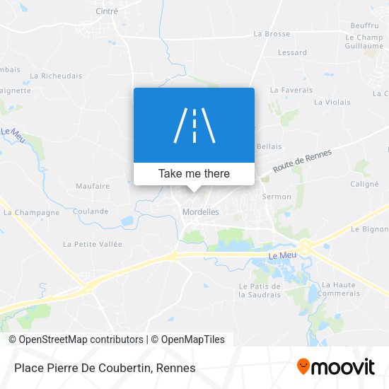Place Pierre De Coubertin map