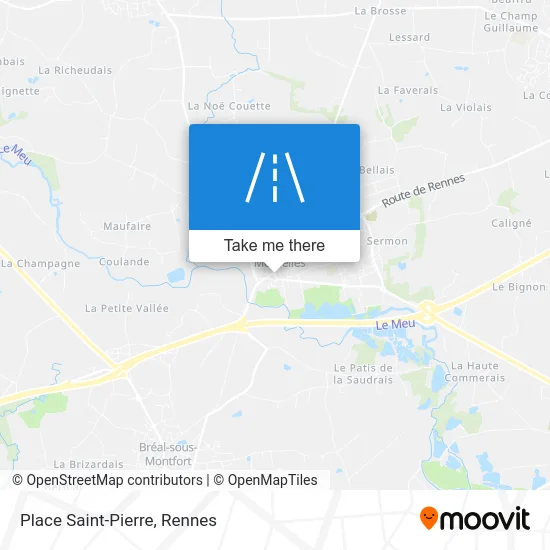 Place Saint-Pierre map