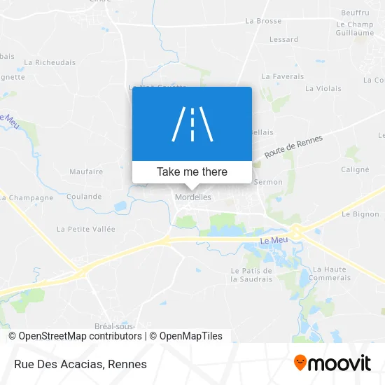 Rue Des Acacias map