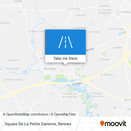 Square De La Petite Garenne map