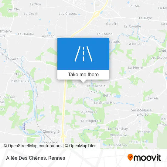 Allée Des Chênes map