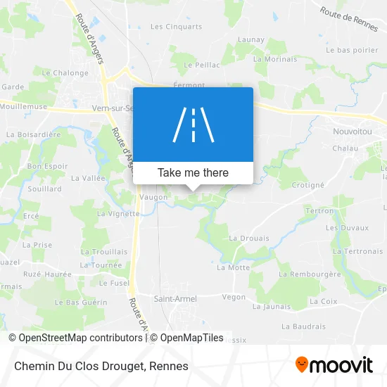 Chemin Du Clos Drouget map