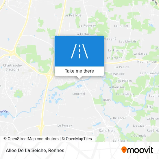 Allée De La Seiche map