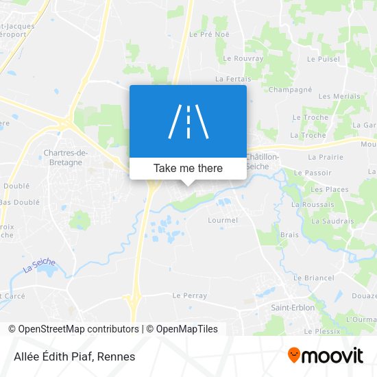 Allée Édith Piaf map