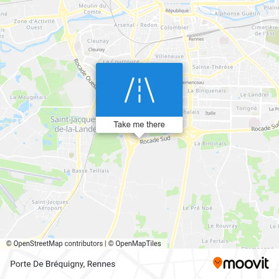 Porte De Bréquigny map