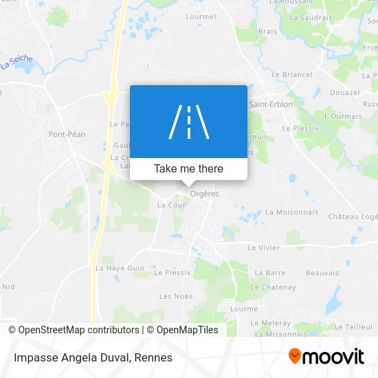 Impasse Angela Duval map