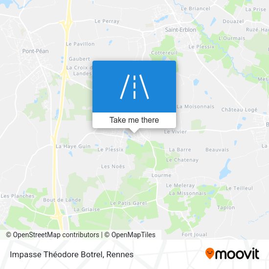 Impasse Théodore Botrel map