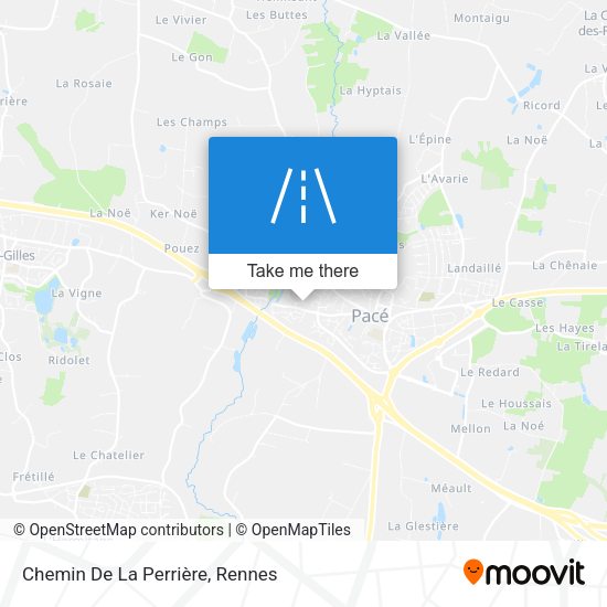 Chemin De La Perrière map