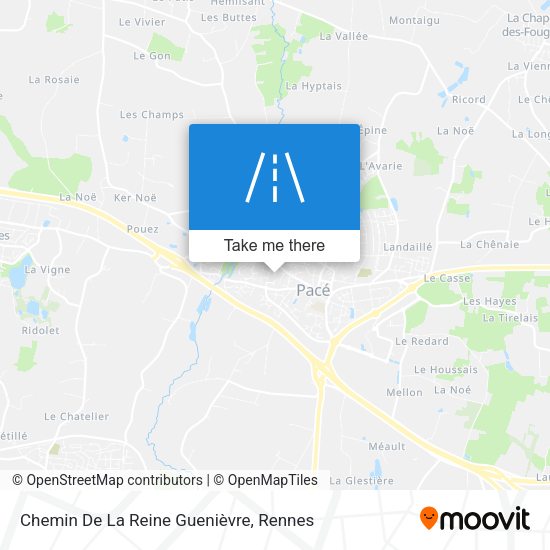 Chemin De La Reine Guenièvre map