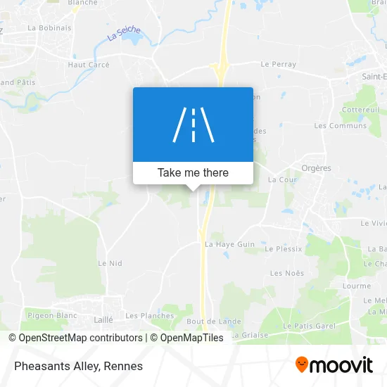 Allée Des Faisans map