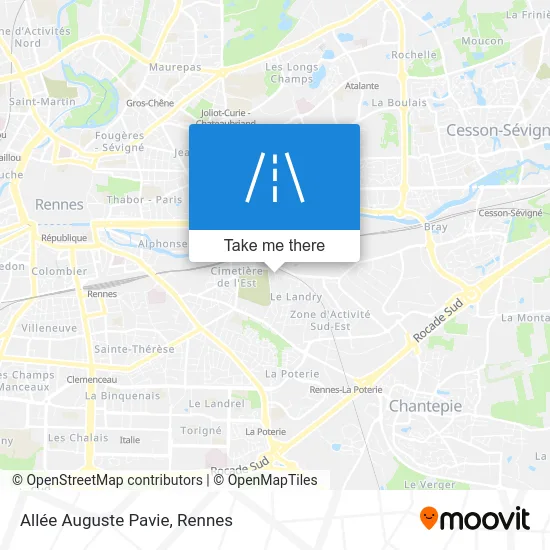 Allée Auguste Pavie map