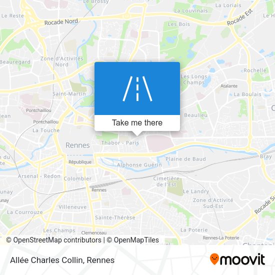 Allée Charles Collin map