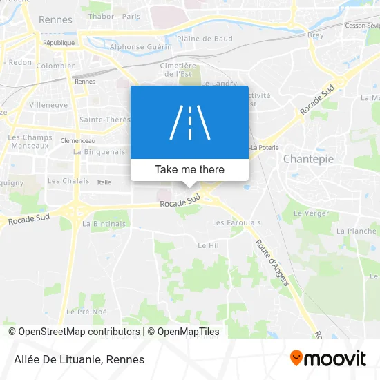 Allée De Lituanie map