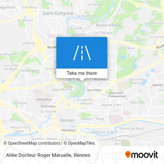 Allée Docteur Roger Maruelle map