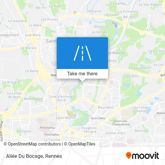 Allée Du Bocage map