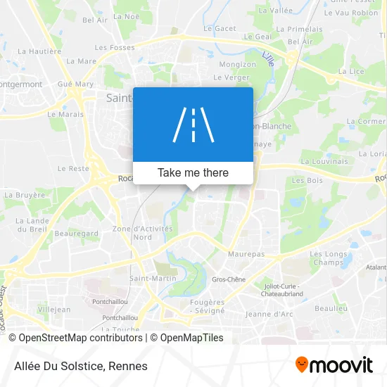 Allée Du Solstice map