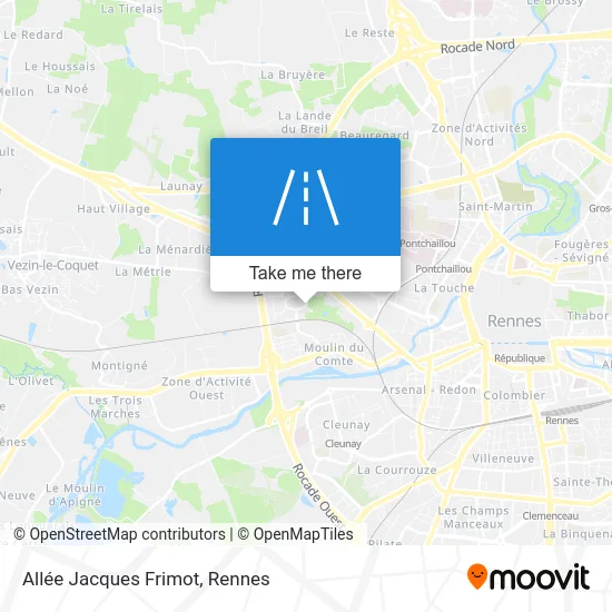 Allée Jacques Frimot map