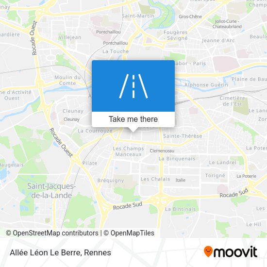 Allée Léon Le Berre map
